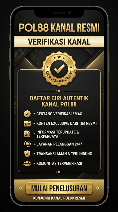 Tampilan kanal resmi pol88